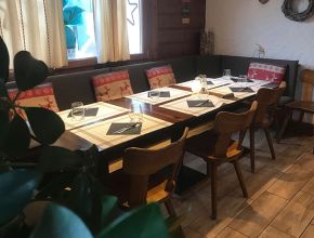 Les coussin sur mesure au restaurant 