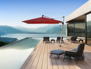 Parasol Jardin Terrasse Solide Professionnel