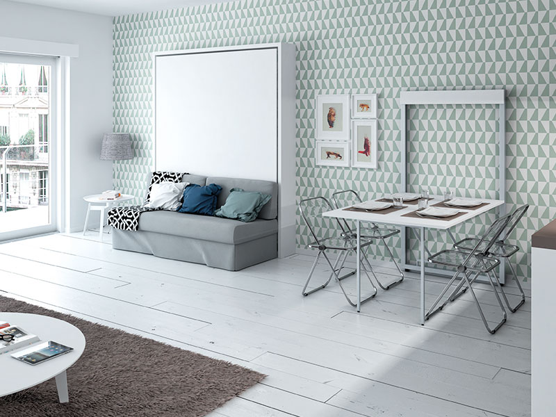 Espace lit escamotable