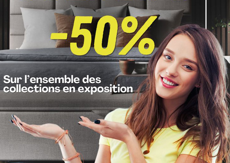 Soldes: toute l'exposition à -50%