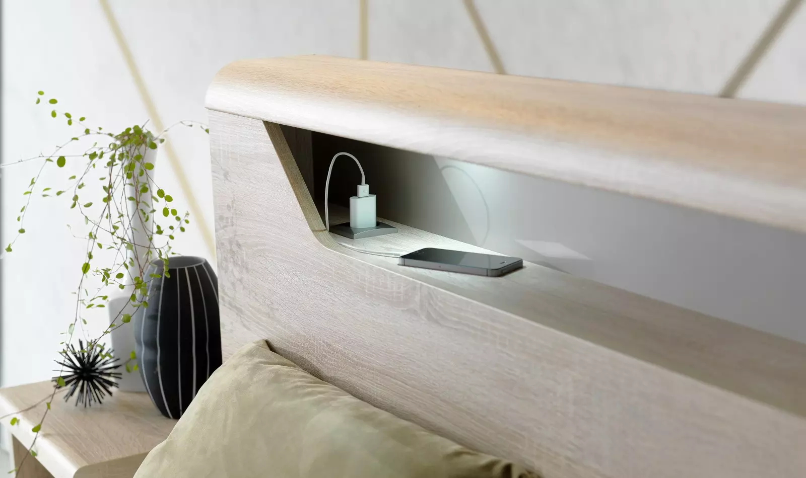 Meubles Celio Lit avec tiroirs de rangement 2 places – Image 4