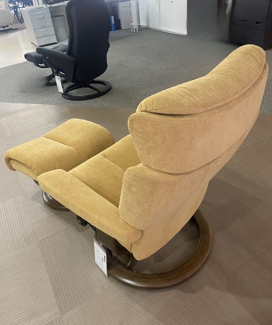 Stressless Magic Classic Medium 1144015 Fauteuil M + pouf – Image 2